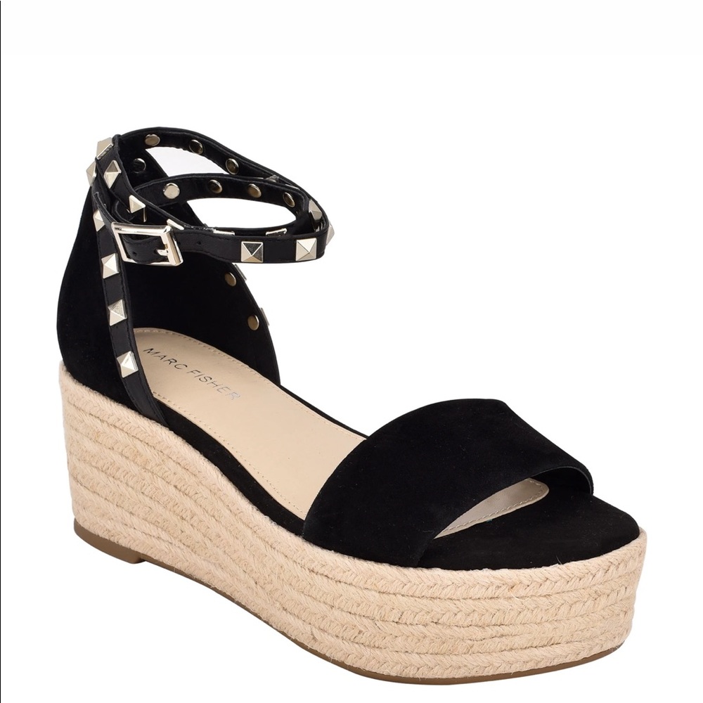 Marc Fisher Studded Espadrille Sandal